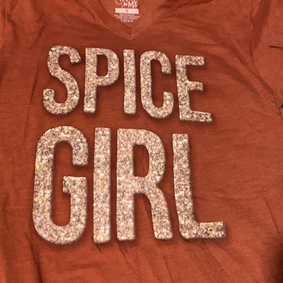 NWT Haute Mess “Spice Girl” Fall Tee - Picture 4 of 4